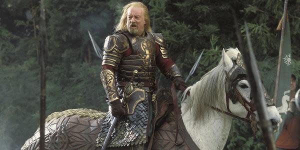Bernard Hill como el rey Théoden (Fuente: New Line Cinema)
