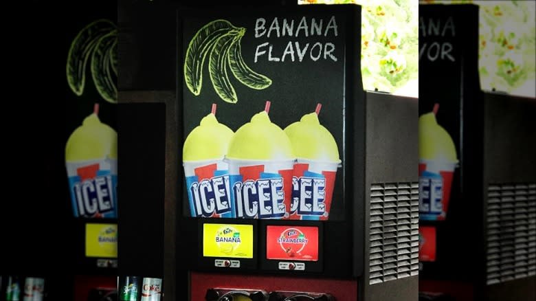 Banana Flavor ICEE machine