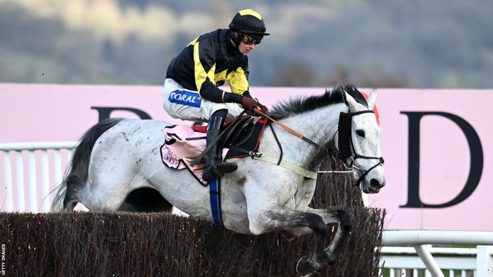 Jockey Brendan Powell rides Eldorado Allen at last year's Cheltenham Festival