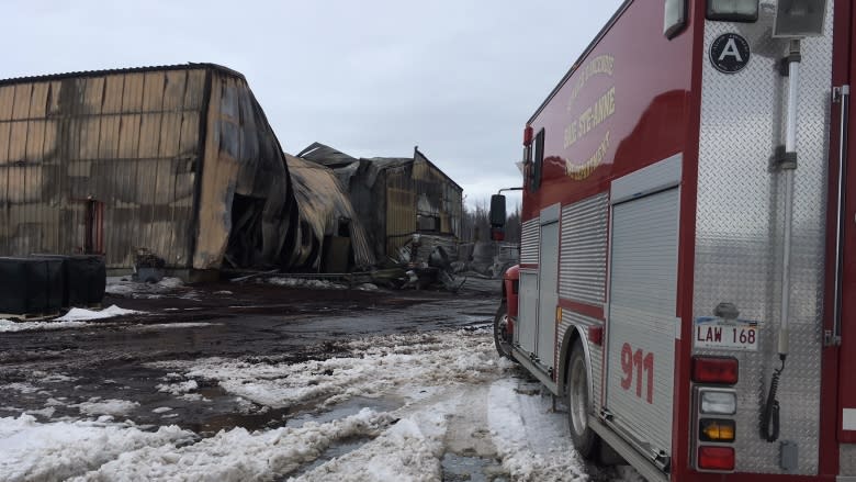 Peat moss plant will be rebuilt after fire in Baie-Sainte-Anne