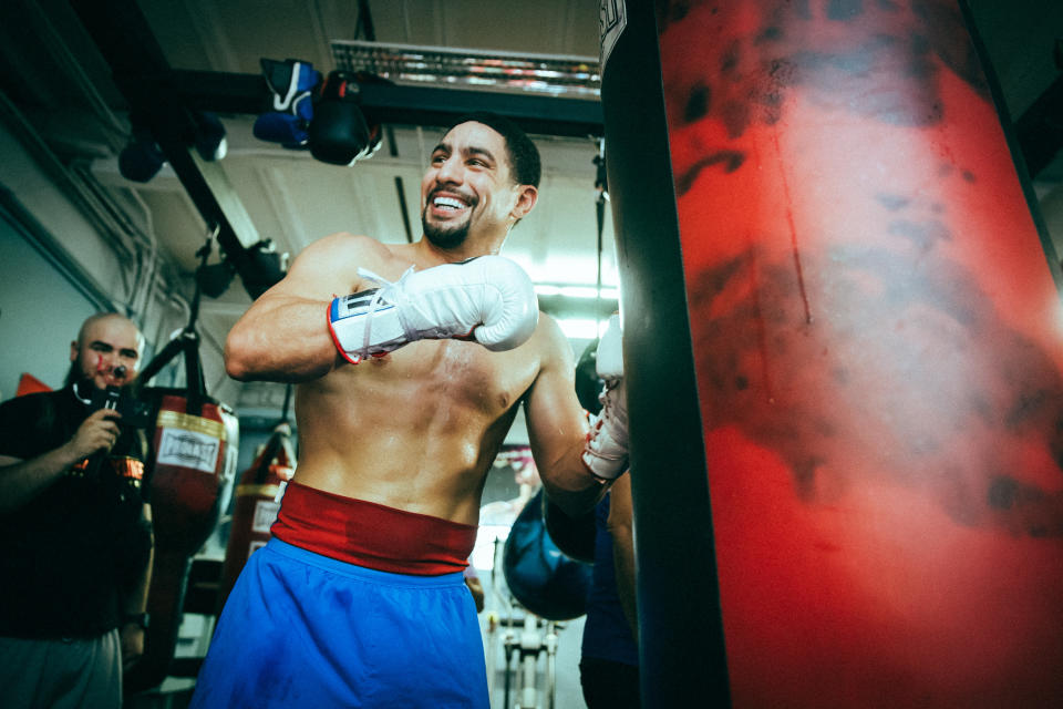 Two-division world champion Danny Garcia says he's ready for the challenge the super welterweight division will bring. (Photos by Amanda Westcott/Showtime)