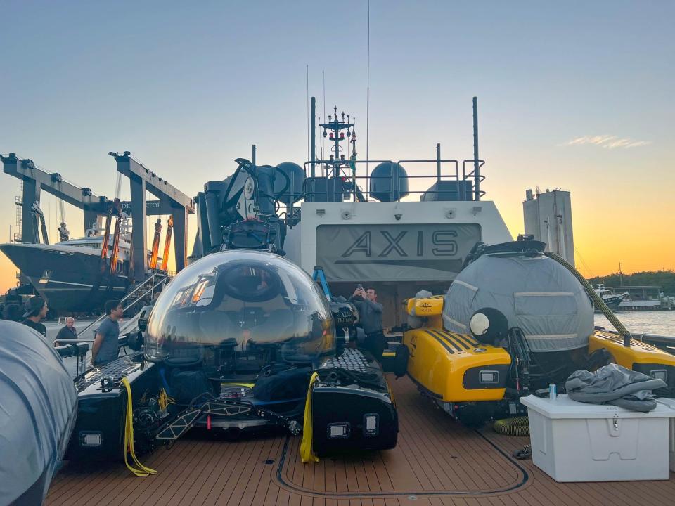 Triton Subs recently performed sea trials on some of its latest submersibles in the Port of Fort Pierce's Turning Basin.