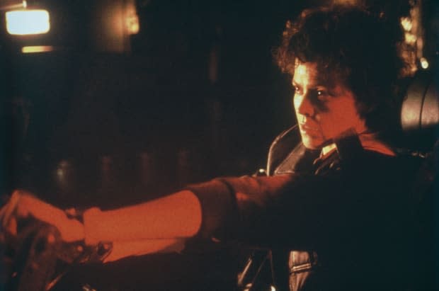 Sigourney Weaver as Ellen Ripley in "Aliens"<p>Bob Penn/Sygma/Sygma via Getty Images</p>