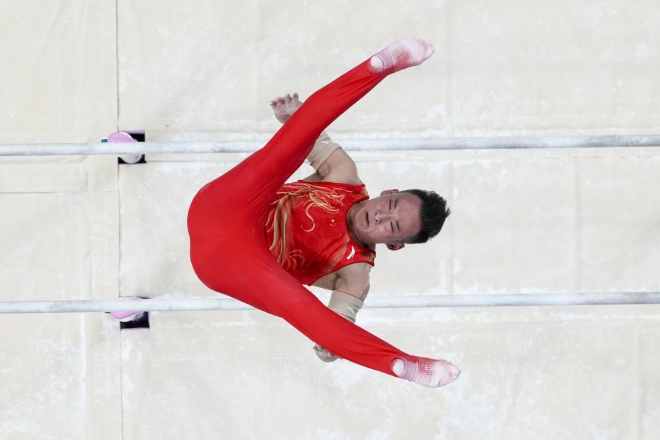 Japan’s Shinnosuke Oka wins men's allaround title. Defending Olympic