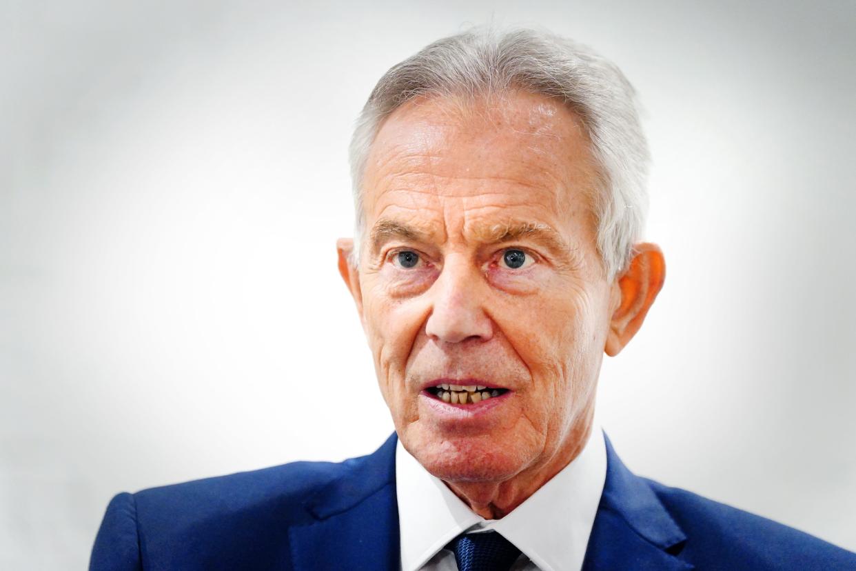 Sir Tony Blair has described Joe Biden’s visit to Northern Ireland as “significant” (Victoria Jones/PA) (PA Wire)
