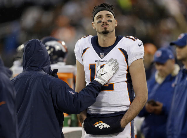 The Denver Broncos are officially done with quarterback Paxton Lynch. (AP Photo/Ben Margot)