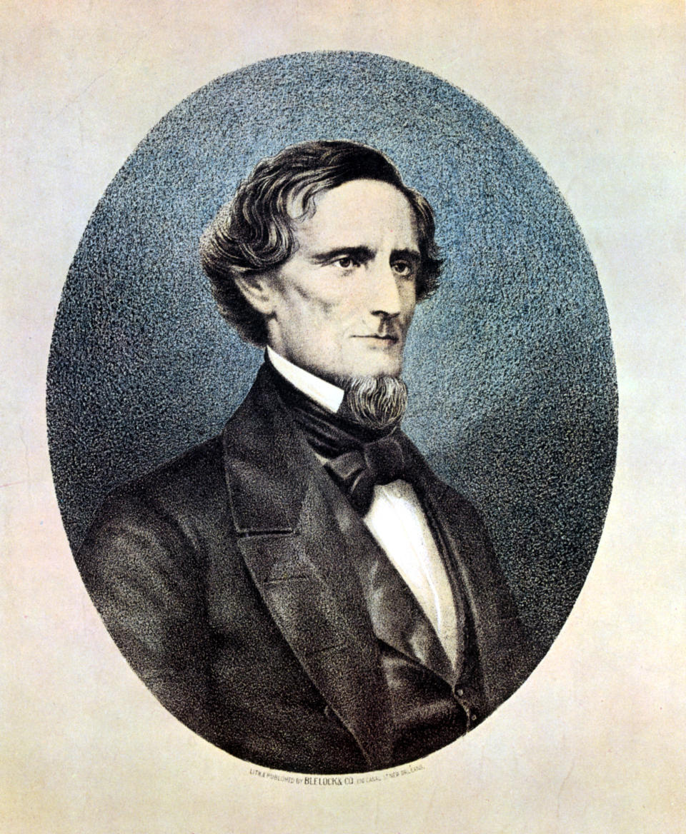 The school had been named for Jefferson Davis, the only president of the Confederate States of America. (Photo: Print Collector via Getty Images)