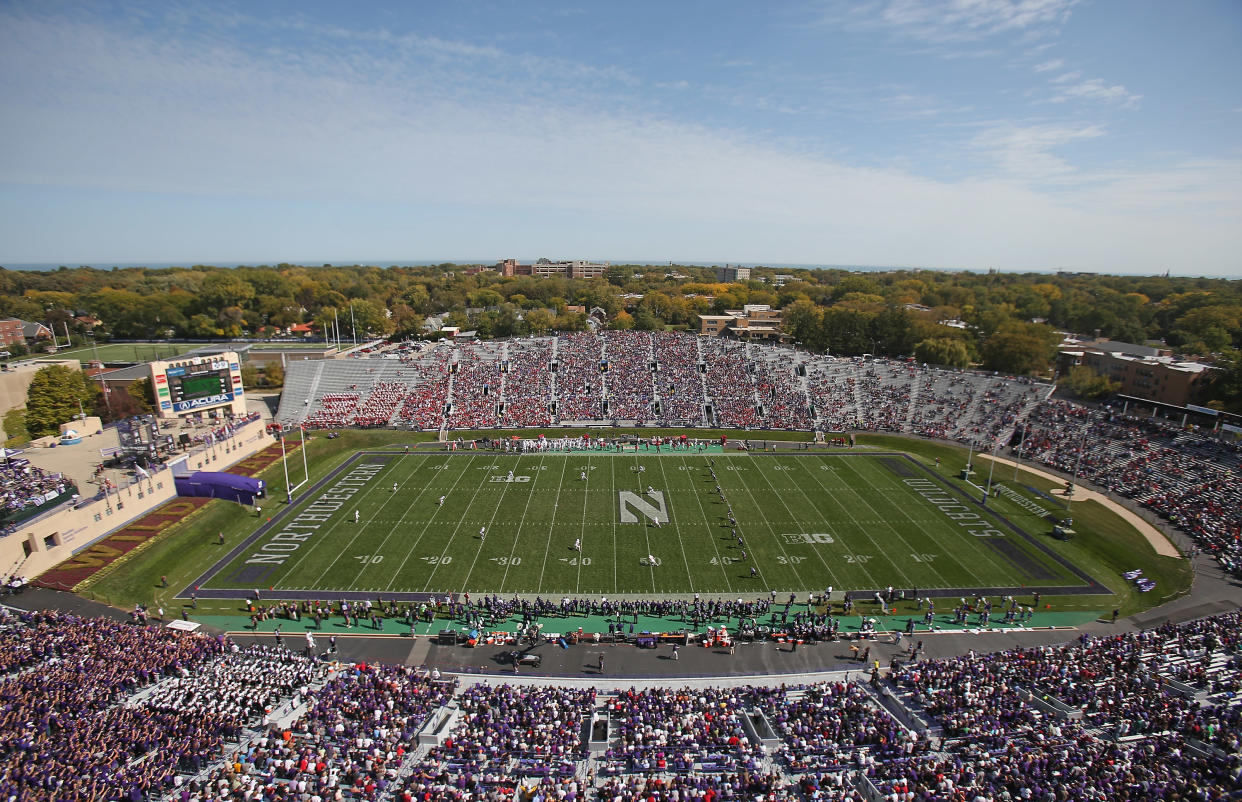 Damari Roberson hoped to make Northwestern’s Ryan Field his home stadium, but the school would not accept his commitment after a second serious knee injury. (Photo by Jonathan Daniel/Getty Images)