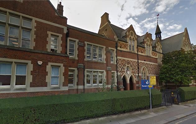 The little prince will enroll in Thomas’s Battersea School. Photo: Google Maps