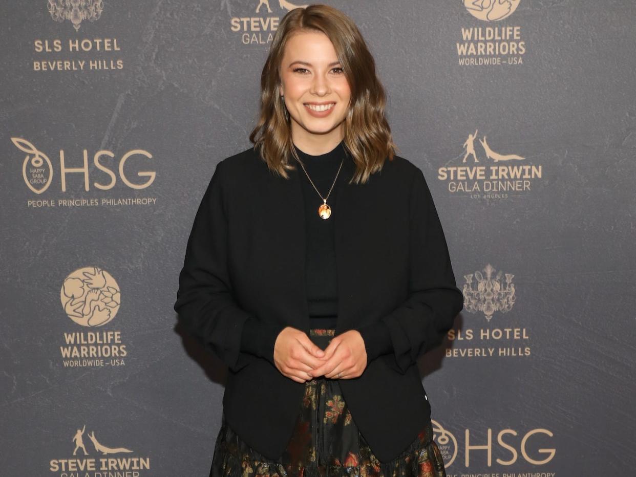 Bindi Irwin attends the 2023 Steve Irwin Gala in Los Angeles, California.