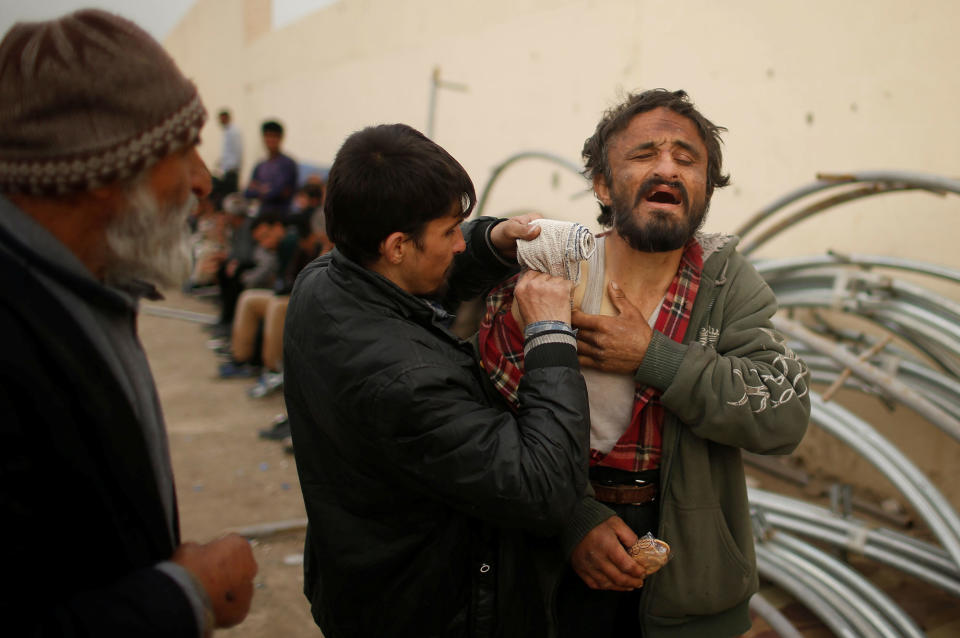 Injured in Mosul