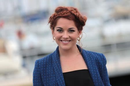 Actress Sarah Green poses during a photocall for the television series "Ransom" during the annual MIPCOM television programme market in Cannes, France, October 17, 2016. REUTERS/Eric Gaillard