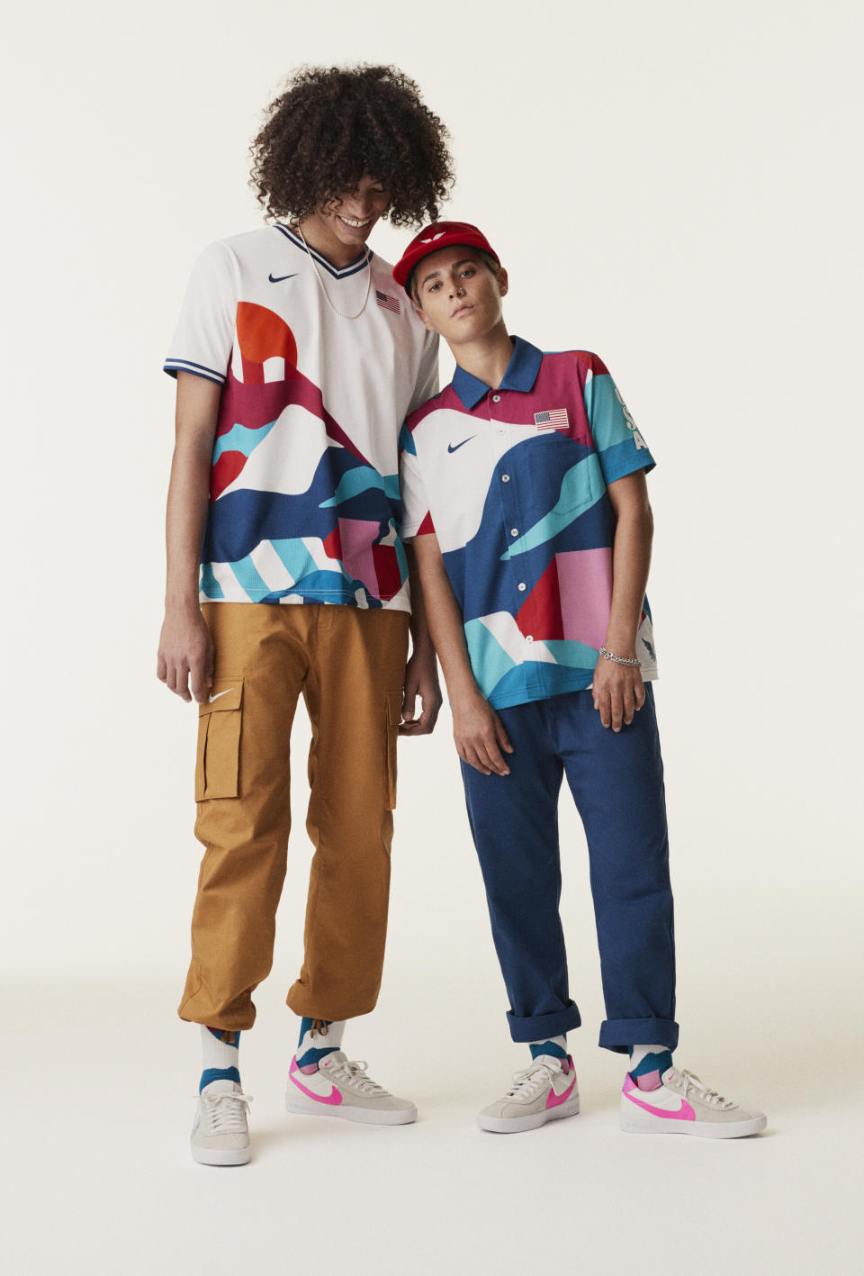 Nike released its Olympic uniforms, including these two for the U.S. skateboarding team, and suddenly we want to take up the sport. (Photo: Nike )