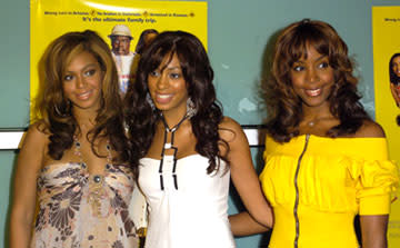 Beyonce Knowles , Solange Knowles and Kelly Rowland at the L.A. premiere of Fox Searchlight's Johnson Family Vacation