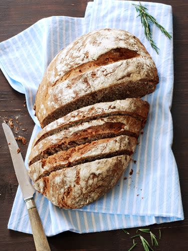 <p>Instead of tossing out stale bread, cut it into small rounds and freeze. Toasted, it makes a cheap, tasty substitute for fancy crackers.</p>