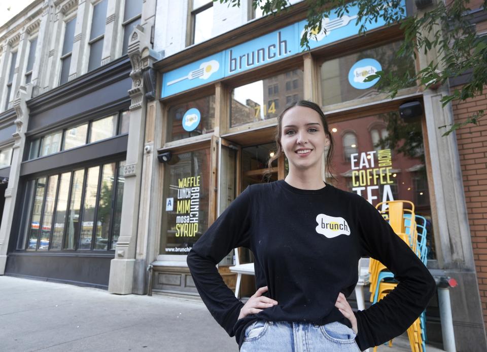 Allison Moseley, manager, of Brunch It Up seen Tuesday, July 16, 2024, at 714 N. Milwaukee St. Ebony Cox / Milwaukee Journal Sentinel