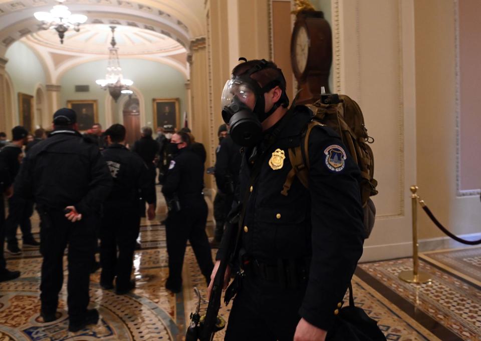 See the Startling Images from When the Pro-Trump Mob Breached the U.S. Capitol Today