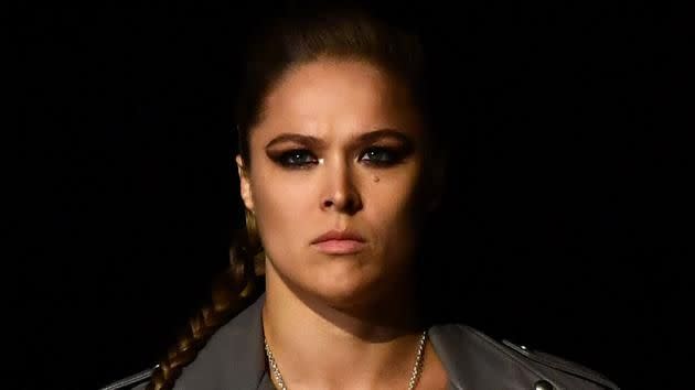 Rousey at UFC 205. Pic: Getty