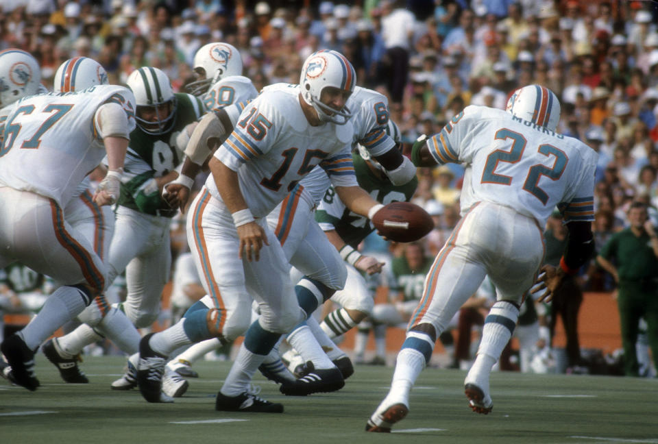 Miami Dolphins na NFL 1972. Foto: Focus on Sport/Getty Images