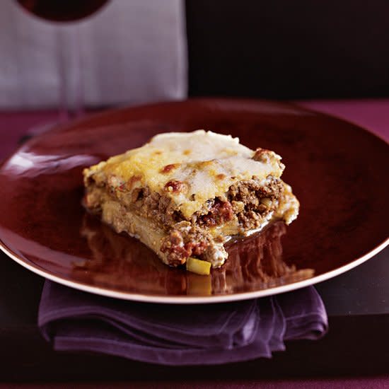 Moussaka with Yogurt Béchamel