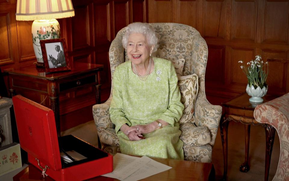 The Queen pictured at Sandringham in February. She is expected to resume seasonal moves around the UK this year - Chris Jackson/Buckingham Palace via AP