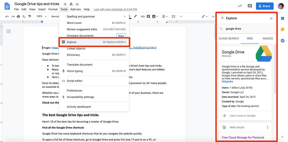 Google Drive tips and tricks 9