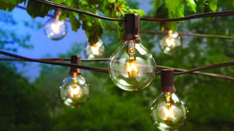 Make your backyard an oasis with some gorgeous outdoor lighting.