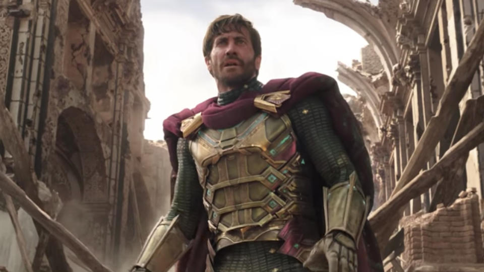 Jake Gyllenhaal's Mysterio previously mentioned Earth-616 in Spider-Man: Far From Home. (Disney/Sony)