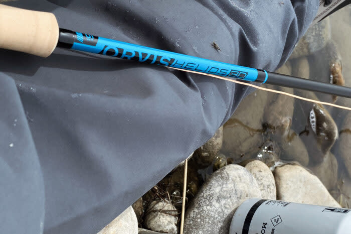 Orvis Helios 3D Rod on the water