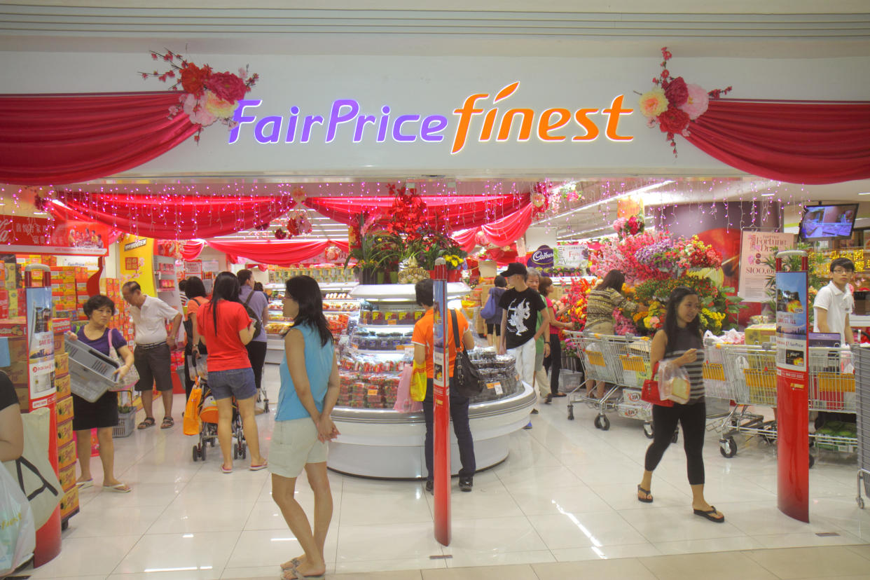 NTUC FairPrice Finest outlet.