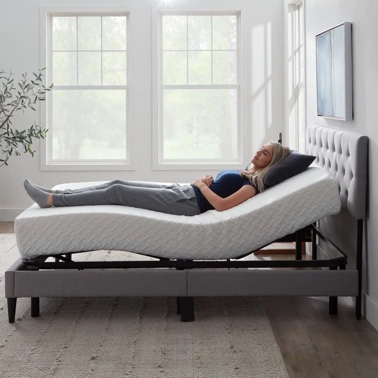 A model on the adjustable bed