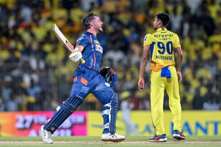 Marcus Stoinis (L) led Lucknow to victory with a brilliant innings (R.Satish BABU)