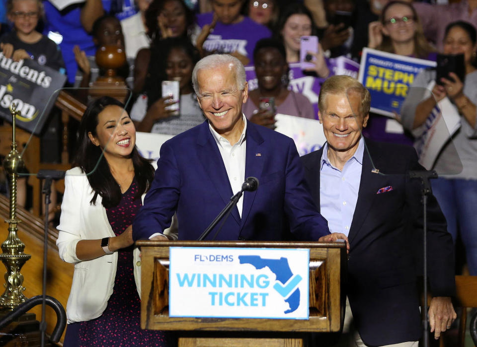 Biden's strategy is informed by Democratic defeats in Florida in 2018, when Sen. Ben Nelson (D) lost his seat as Republican candidates exceeded expectations with Puerto Rican voters and ran up huge margins with Cubans.  (Photo: Joe Burbank/Orlando Sentinel/Tribune News Service via Getty Images)