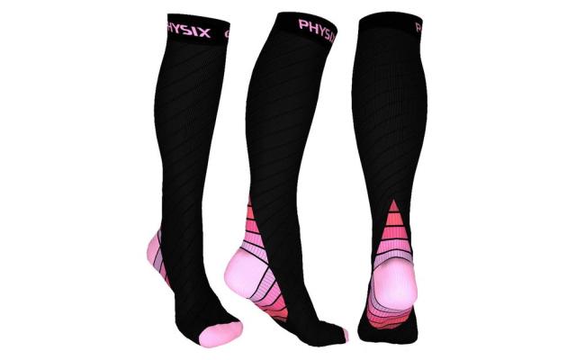 Doc Miller Compression Socks 1 Pair Pink Large in 2024