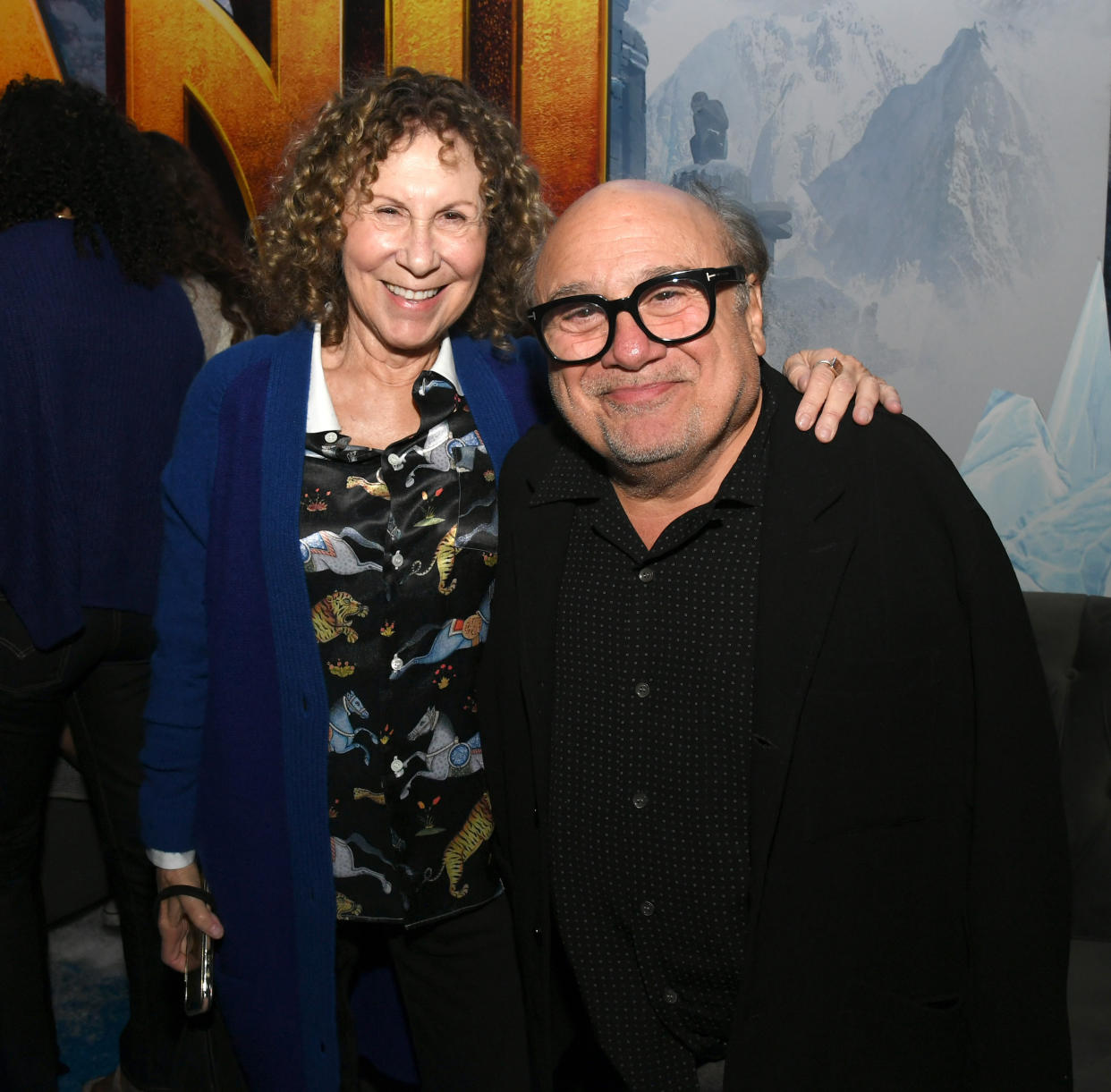 Rhea Perlman and Danny DeVito at the after party for the 