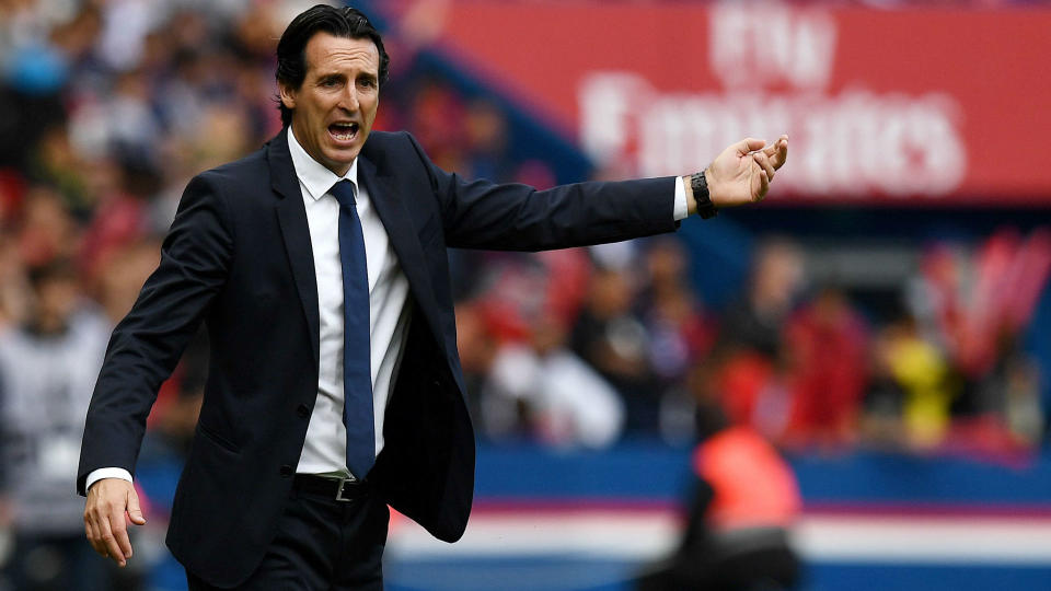 Victim: Paris Saint-Germain manager Unai Emery’s apartment was robbed as his side beat Strasbourg