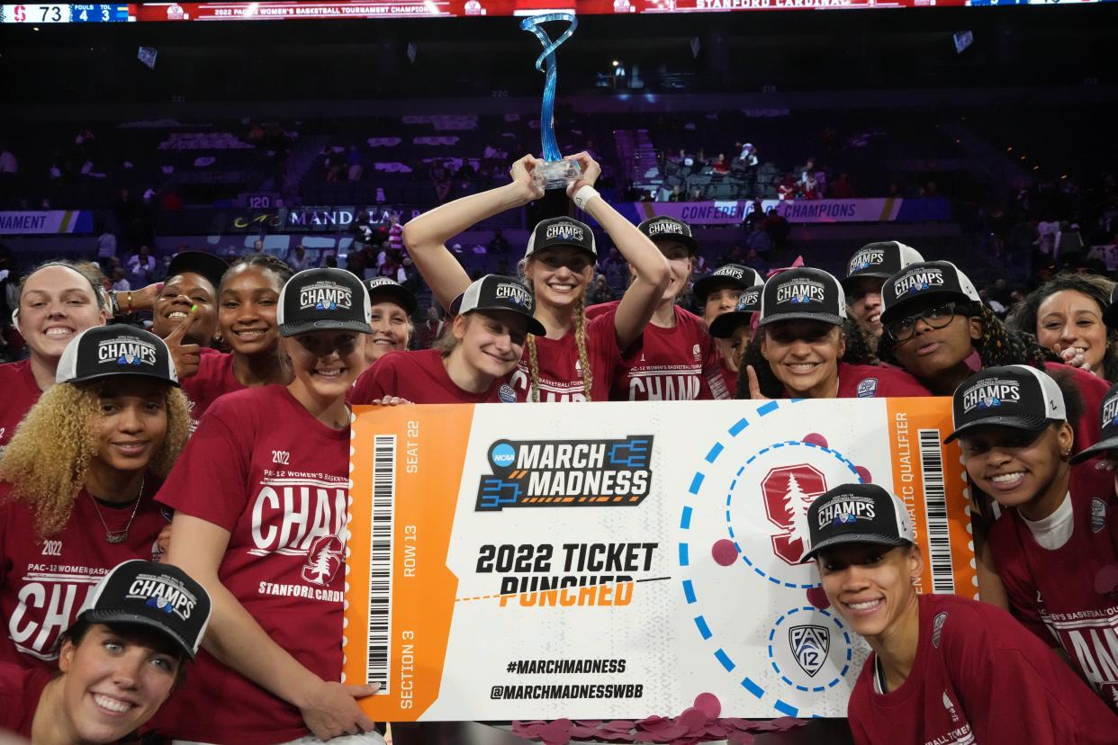 Defending champion Stanford enters the NCAA Tournament as a No. 1 seed.