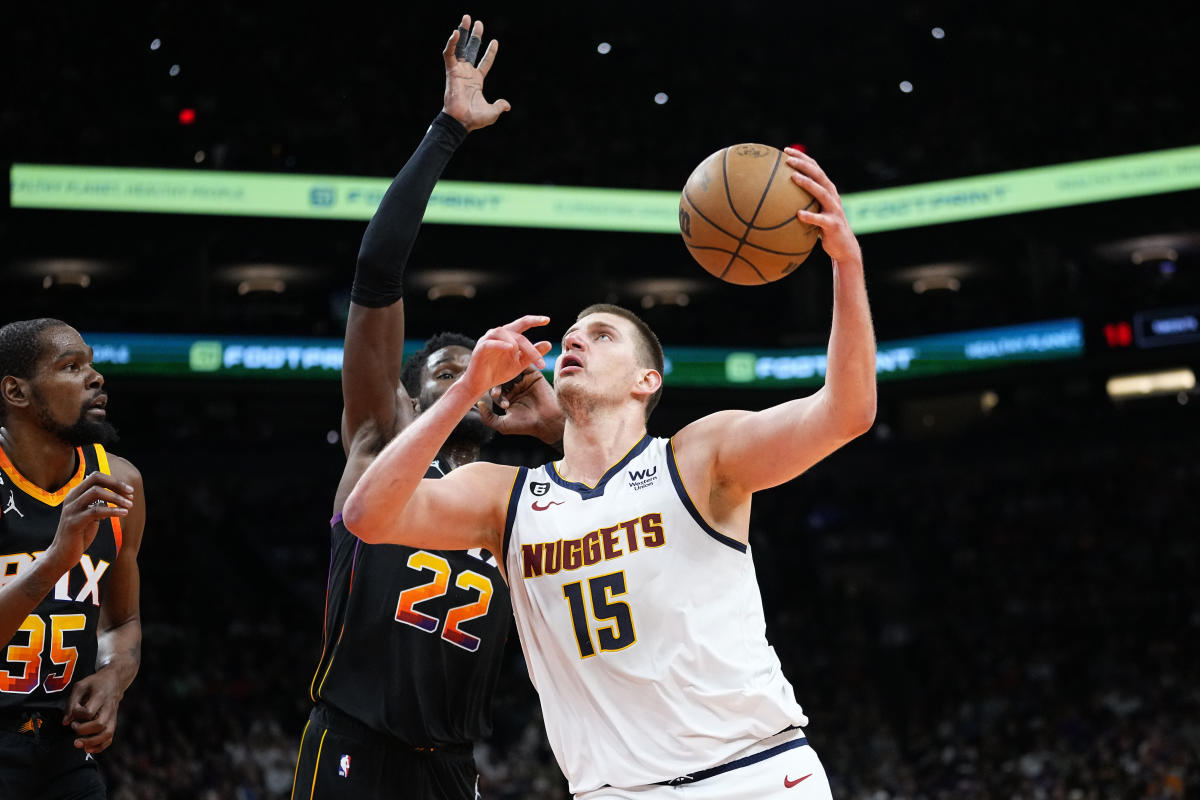 Denver Nuggets, Nikola Jokic sweep Lakers, advance to NBA Finals; Get the  gear players wear 