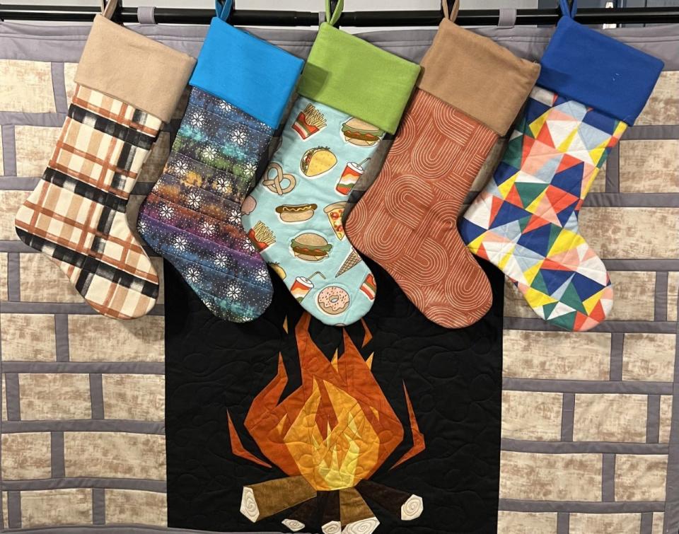 Cream City Patchworks owner Megan Chitel creates quilts, bags and more sewn goods which she often hand delivers to customers locally. She started quilting in 2021.