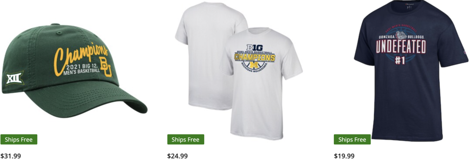 Shop NCAAB gear