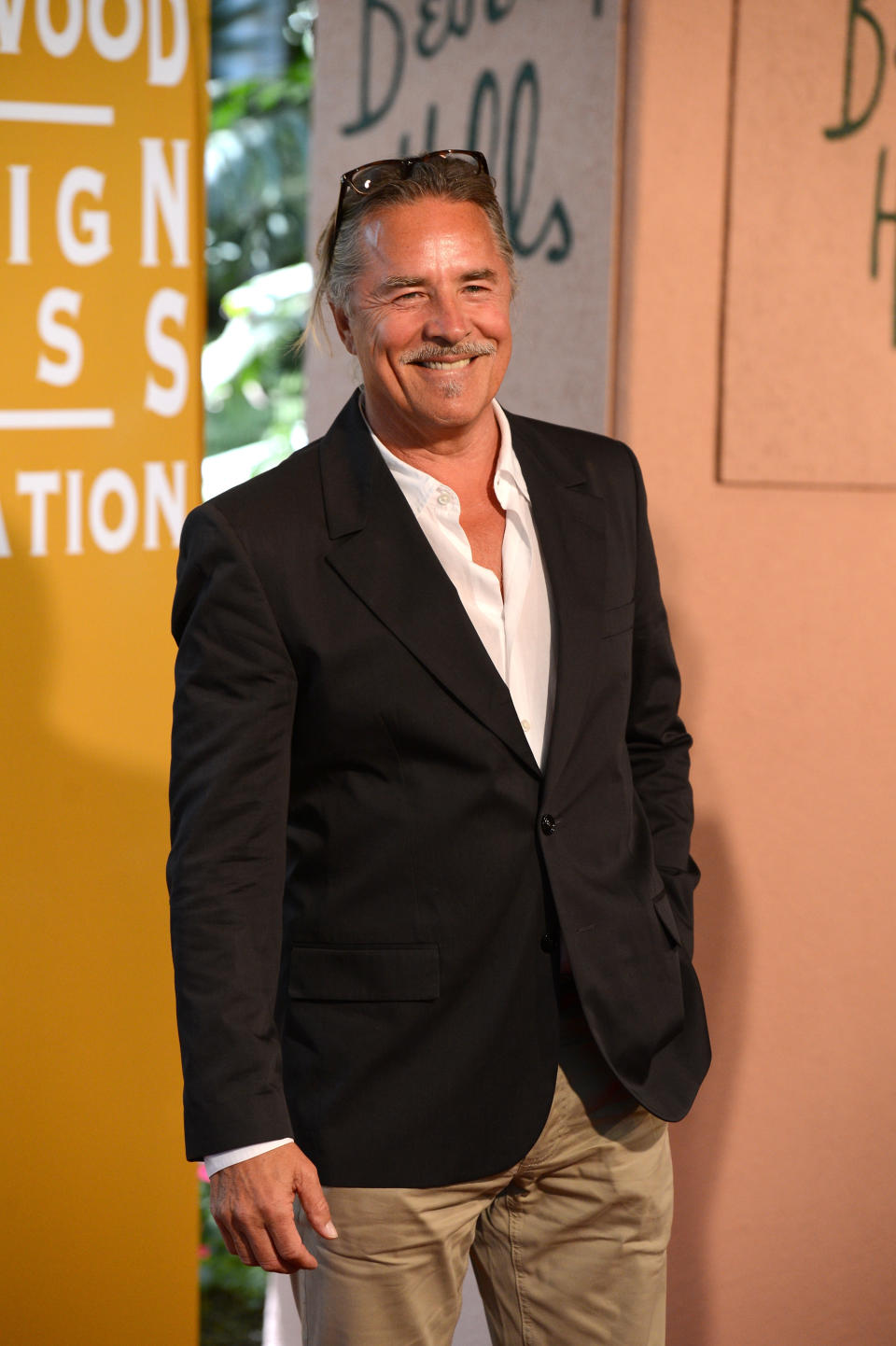 Don Johnson arrives at the Hollywood Foreign Press Association's 2012 Installation Luncheon held at the Beverly Hills Hotel on August 9, 2012.