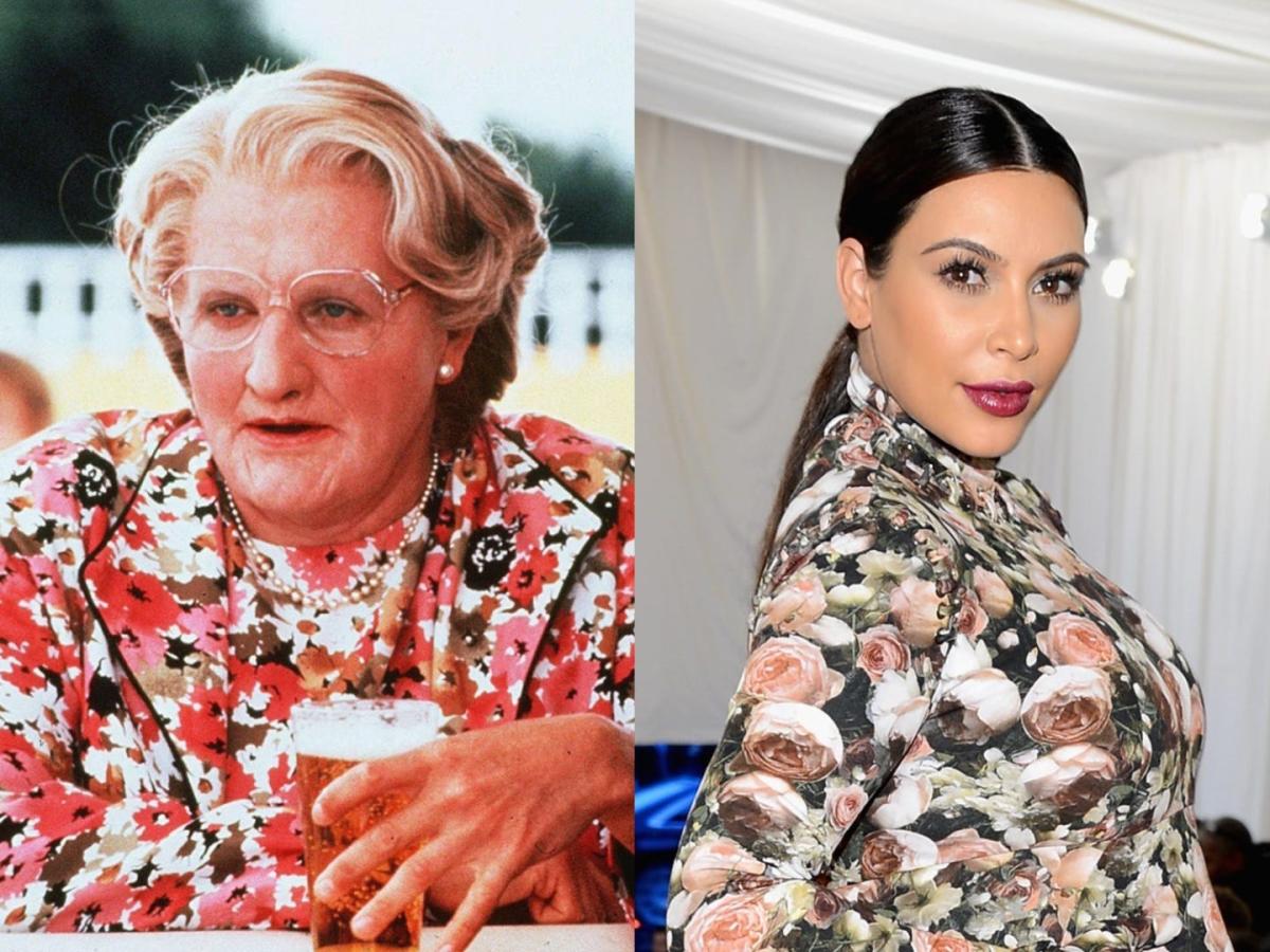 Kim Kardashian says she 'cried' when Robin Williams 'roasted' her 2013 Met  Gala dress and compared it to 'Mrs. Doubtfire