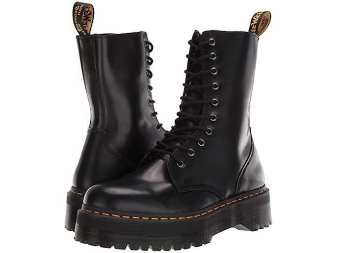 combat boots, lace up boots, black boots