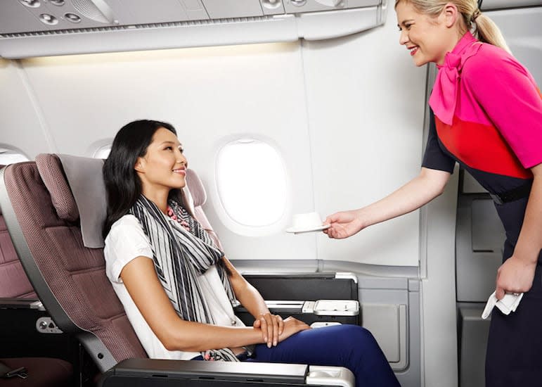 Qantas A380 Premium Economy. <em>(Source: LifeShareTravel)</em>