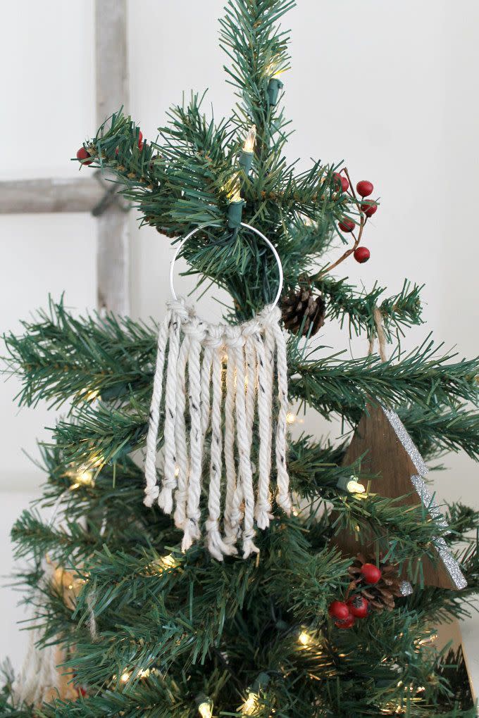 macrame ornaments