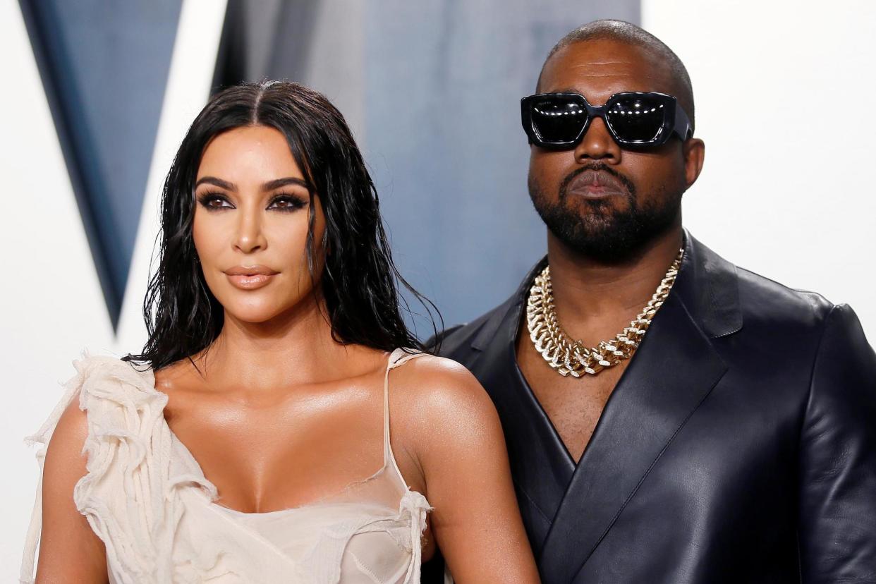 Kim Kardashian and Kanye West: REUTERS