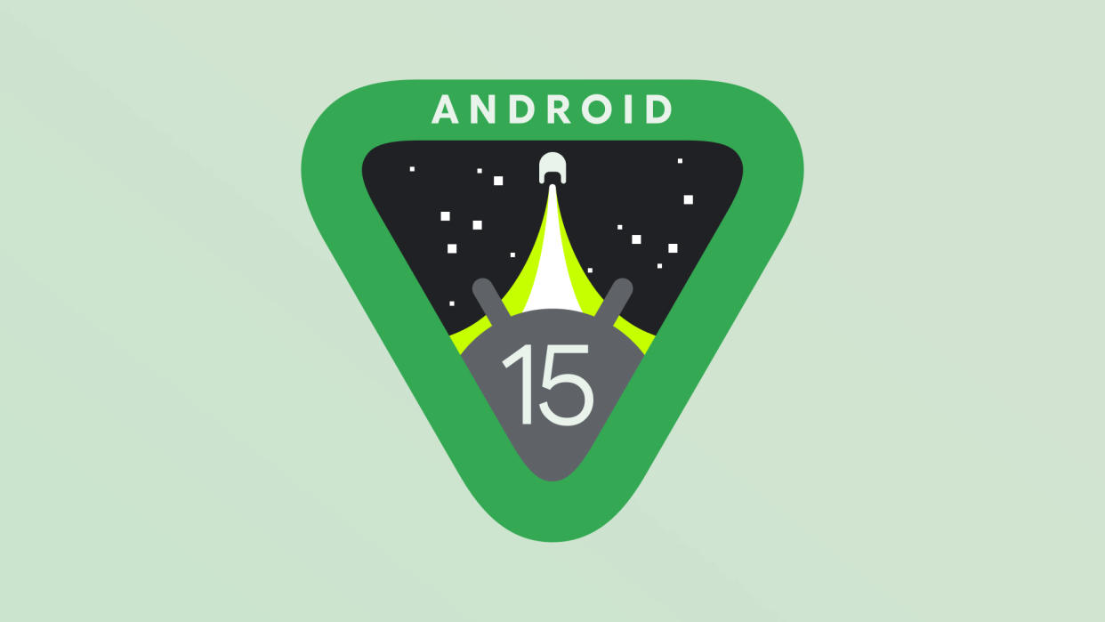  Google android 15 logo. 
