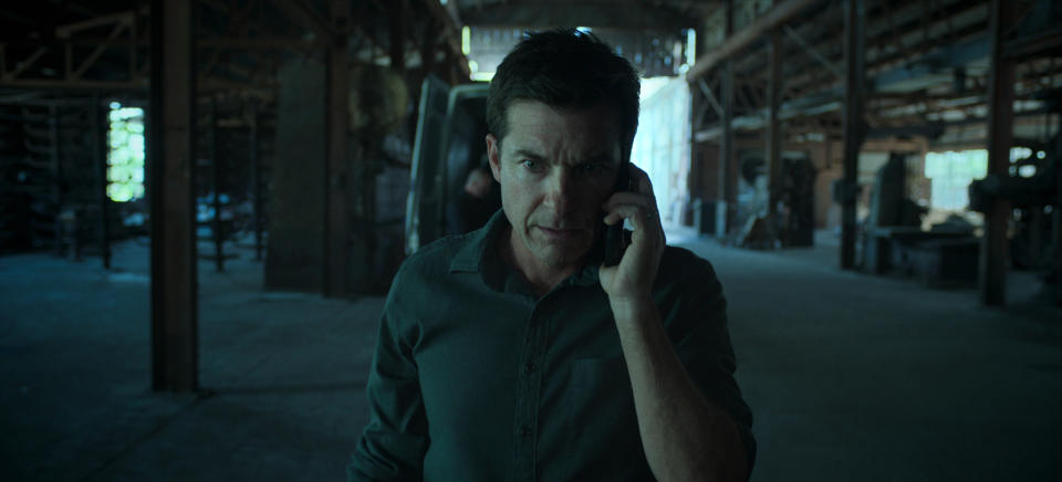 Ozark. Jason Bateman as Martin 'Marty' Byrde in episode 404 of Ozark. Cr. Courtesy of Netflix Â© 2021