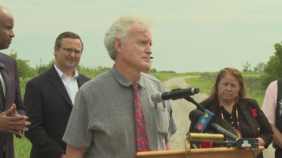 Tim Byrne of the Essex Region Conservation Authority said the current dike isn't stable enough to withstand waves from Lake Erie during northeast storms. 