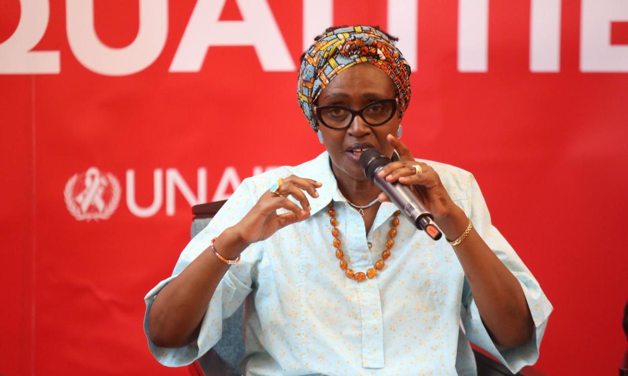 <span>Winnie Byanyima, executive director of UNAids, said evidence showed that punitive laws such as Ghana’s were a ‘barrier to ending Aids, and ultimately undermine everyone’s health’.</span><span>Photograph: Xinhua/Rex/Shutterstock</span>